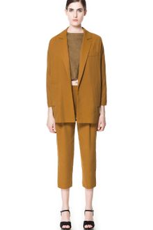 Zara Flowing Structured Blazer - Lyst