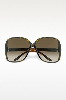 Gucci Heart Logo Plastic Frame Sunglasses - Lyst