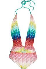 Missoni Crochetknit Swimsuit