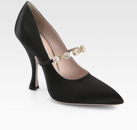 miu miu black mary janes