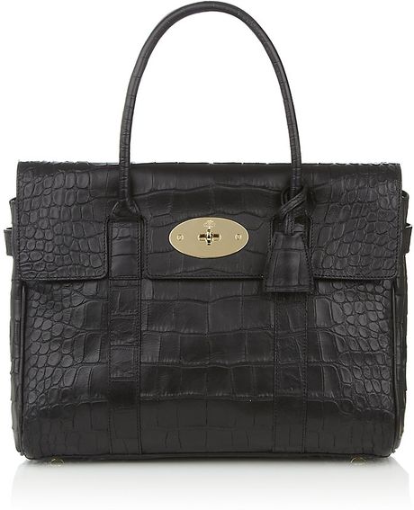 mulberry croc bayswater