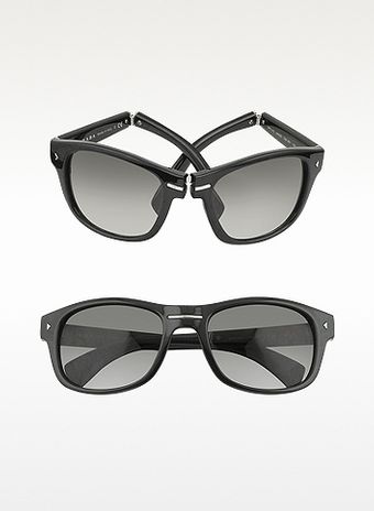 Prada Signature Plastic Sunglasses - Lyst