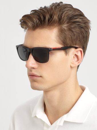 Prada Sport Flattop Wayfarers - Lyst