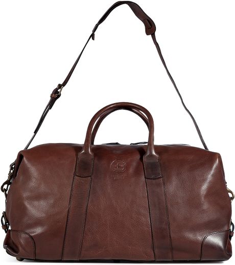 ralph lauren duffle bag leather