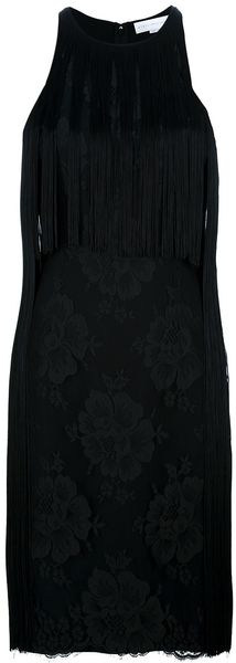 Stella McCartney Lace Fringe Dress - Lyst