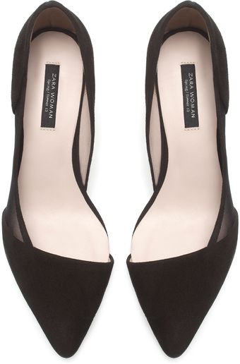 Zara Mid Height Fishnet - Lyst