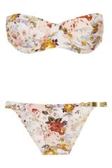 Zimmermann Locket Floralprint Molded Bikini