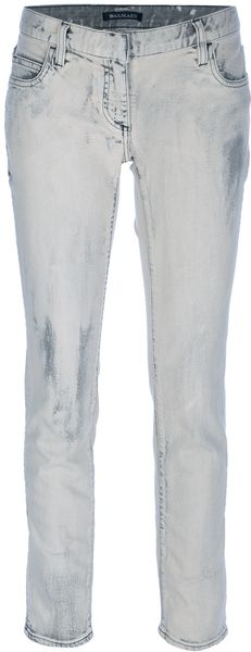 Balmain Balmain 110n T311 Bianco Cotton - Lyst