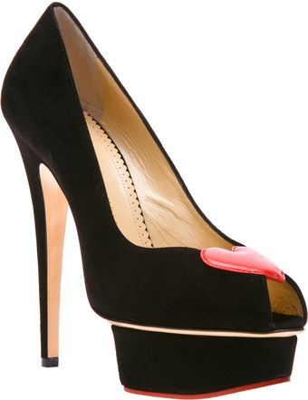 Charlotte Olympia Delphine Court Shoe - Lyst