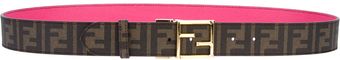 Fendi Logo Print Belt - Lyst