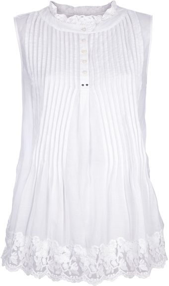 High Allure Sleeveless Blouse - Lyst