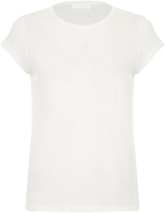 Nicole Farhi Washed Cotton Tshirt - Lyst