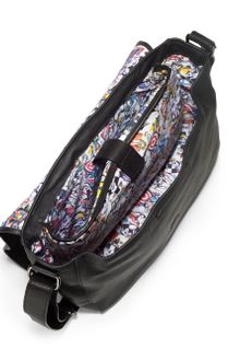 Robert Graham Leather Flap Messenger Bag - Lyst