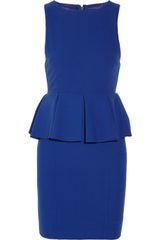 Alice + Olivia June Crepe Peplum Dress