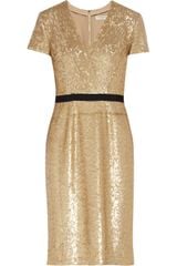 Burberry Sequined Wrap-Effect Dress