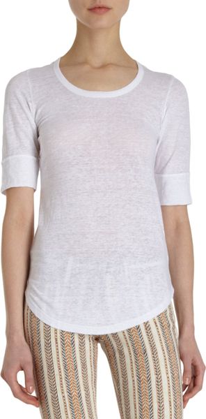 Etoile Isabel Marant Slub Crewneck Tee - Lyst