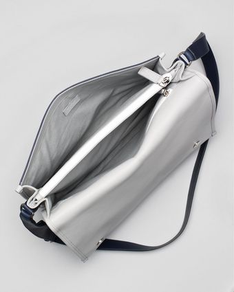 Ferragamo Calfskin Messenger Bag - Lyst