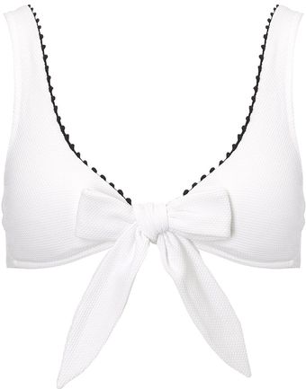 Heidi Klein White Marseille Bow Bikini Top - Lyst