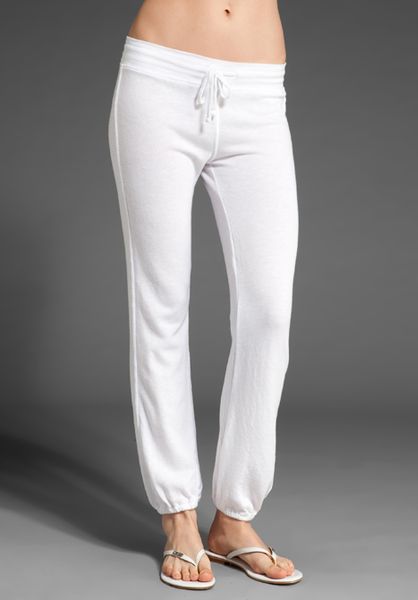 white genie pants