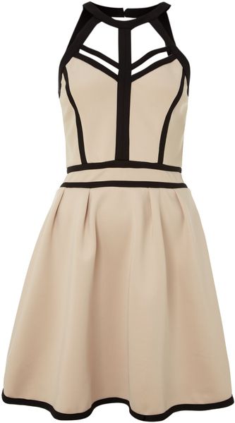 Little Mistress Fit and Flare Harness Dress - Lyst