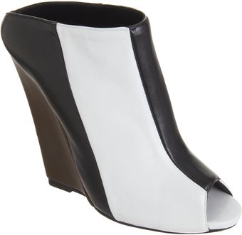 Narciso Rodriguez Colorblock Wedge Slide - Lyst