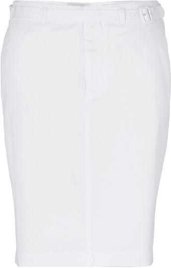 Steffen Schraut White Estanica Cotton Skirt - Lyst