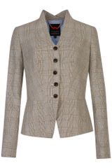 Ted Baker Elata Checked Peplum Jacket