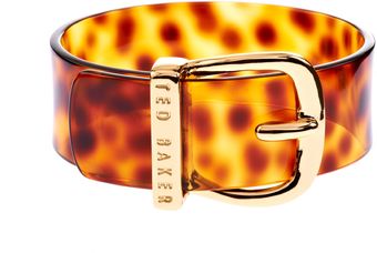 Ted Baker Brodie Wide Belt Buckle Bangle - Lyst