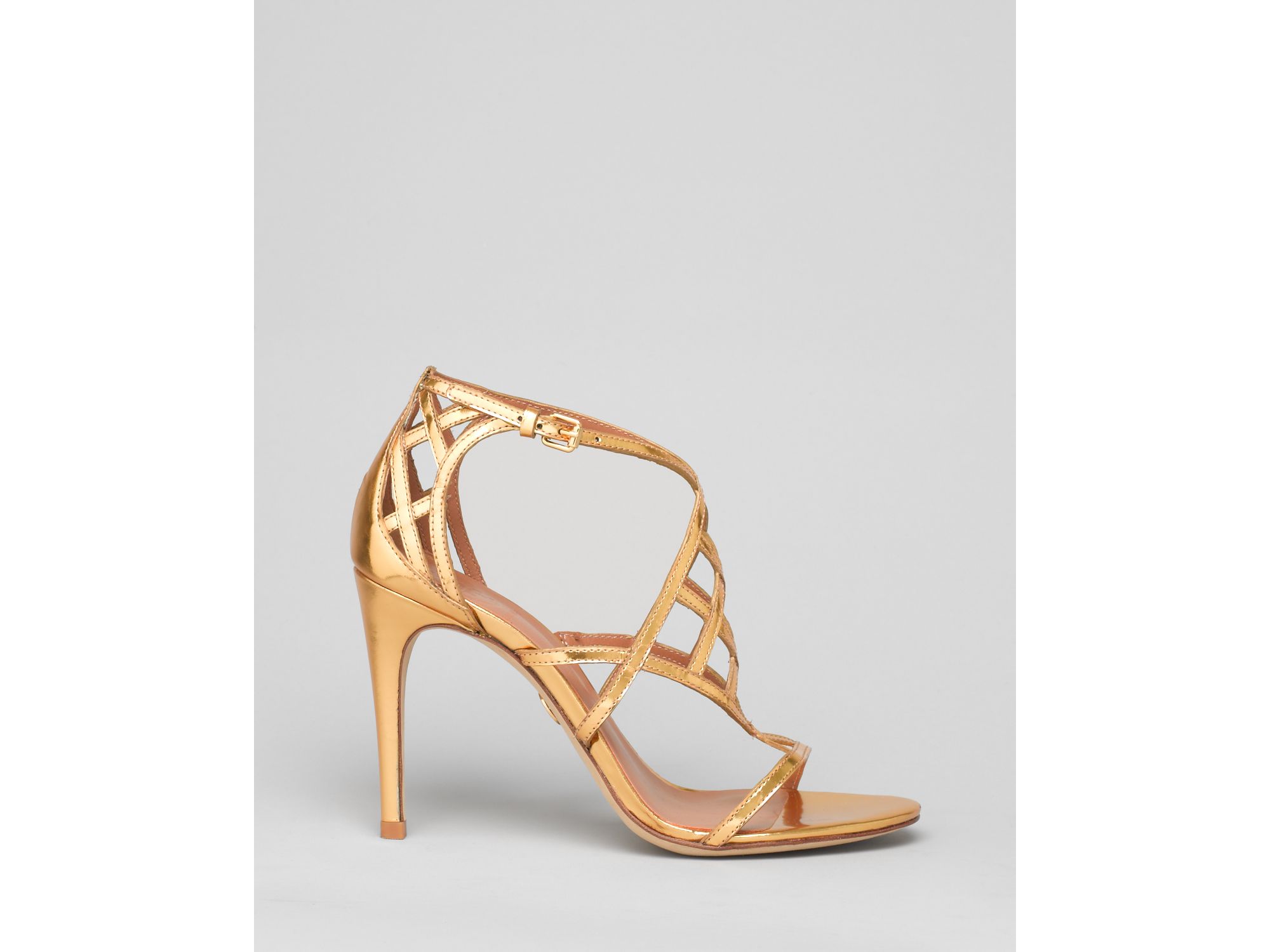 tory burch black and gold heels