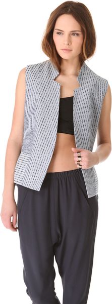 Zero + Maria Cornejo Liad Waistcoat Vest - Lyst