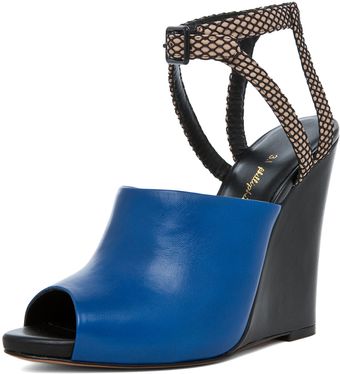3.1 Phillip Lim Juliette Wedge Sandal in Electric Blue - Lyst