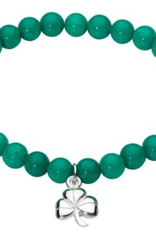 Dew Stretch Clover Charm Bead Bracelet - Lyst