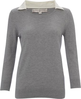 French Connection Peter Collar Jumper - Lyst