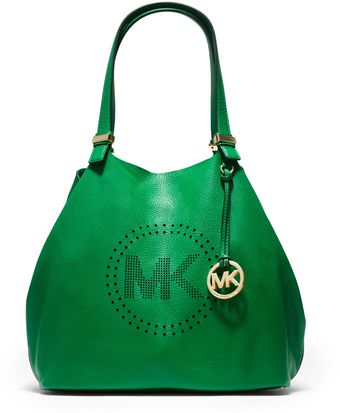 Michael Kors Large Perforatedlogo Grab Bag - Lyst
