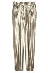 Anthony Vaccarello Brocade Pant