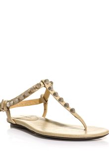 Balenciaga Arena Studded Flat Sandals - Lyst