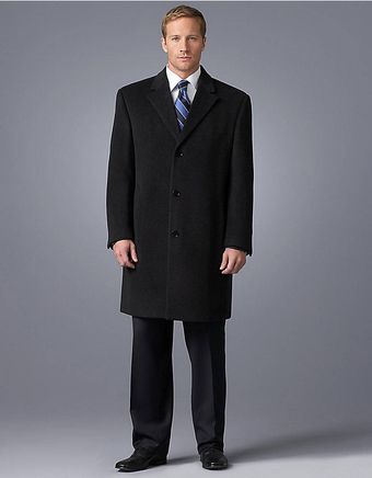 Calvin Klein Plaza Wool Blend Topcoat - Lyst