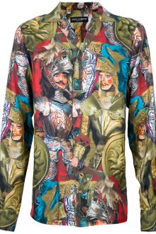 Dolce & Gabbana Empire Print Shirt - Lyst