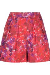 Giambattista Valli Foral Print Shorts
