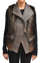 Givenchy Black Fur Gilet