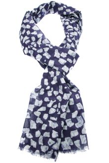 Jil Sander Printed Scarf - Lyst