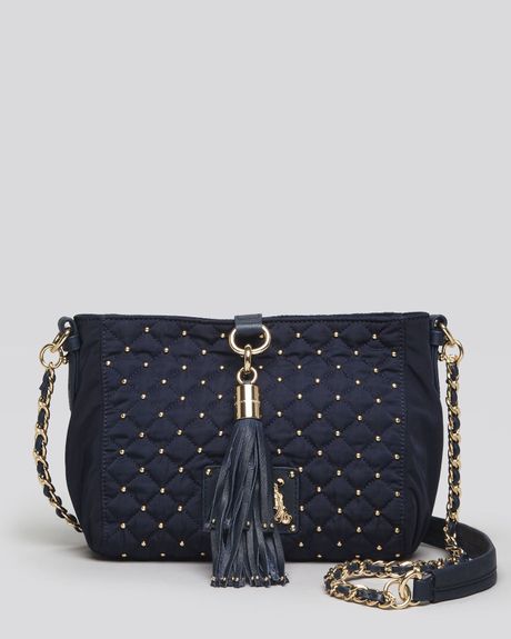 Juicy Couture Quilted Nylon Crossbody Bag in Blue (royal navy) | Lyst