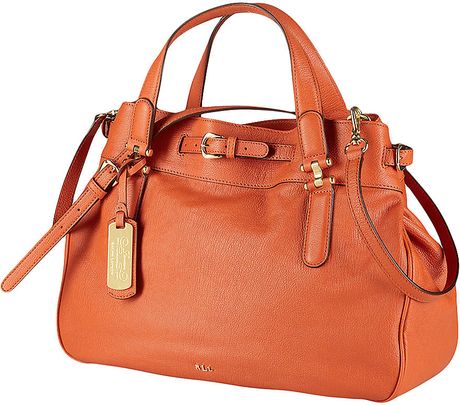 ralph lauren orange bag