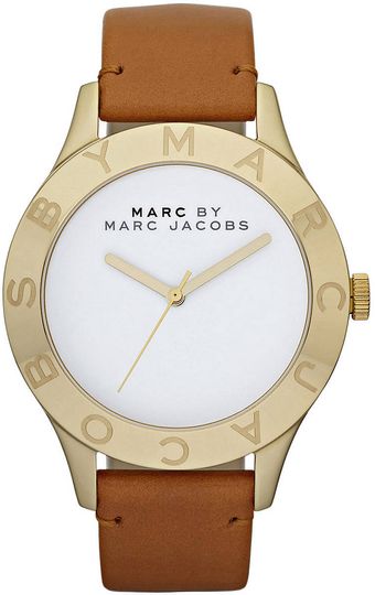 Marc By Marc Jacobs Blade Leather Watch - Lyst