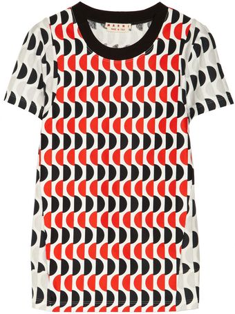 Marni Printed T-Shirt - Lyst
