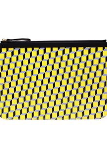 Pierre Hardy Large Cubist Canvas Clutch - Lyst