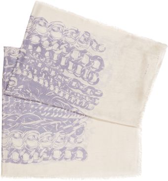 Reiss Alayna Chain Print Scarf - Lyst