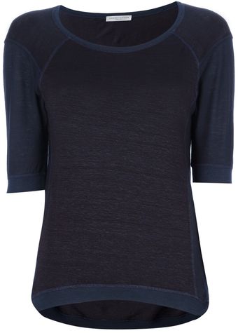 Roberto Collina Short Sleeve Sweater - Lyst