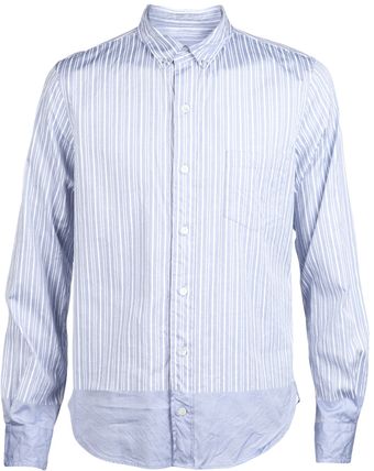 Sacai Striped Shirt - Lyst