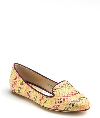 Vera Wang Hurley Raffia Flats - Lyst